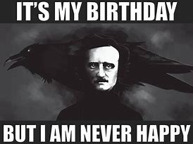 Image result for Edgar Allan Poe Meme