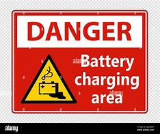 Image result for Danger Battery-Charging Area