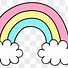 Image result for Cute Rainbow Clip Art PNG