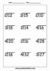 Image result for 4th Grade Math Worksheets Division Quotient