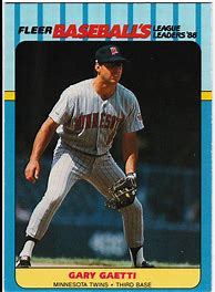 Image result for Fleer 92 Gary Gaetti