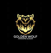 Image result for Wolf Logo Black and Gold