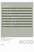 Image result for Ecco Shoe Size Chart