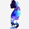 Image result for Galaxy Cat Art