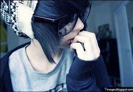 Image result for Emo Boy with Glasses