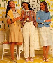 Image result for 1980s Fashion Front