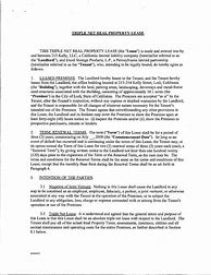 Image result for Triple Lease Agreement Forms