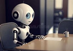 Image result for Image Robot Person Office Desk