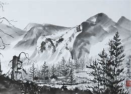 Image result for Sumie Painting Techniques