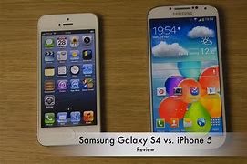 Image result for Galaxy S4 vs iPhone