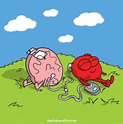 Image result for Heart and Brain Love Memes