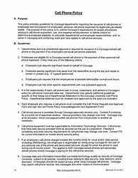 Image result for Employee Cell Phone Agreement Template