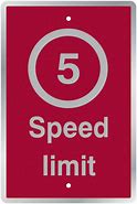 Image result for 5 Mile per Hour Zone