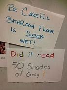 Image result for Funny Notes Left in Closet