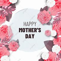 Image result for Pink Flower Border Mother's Day