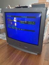 Image result for Sanyo Flat Screen Retro Gaming CRT TV