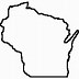 Image result for Wisconsin and Michigan Outline Clip Art