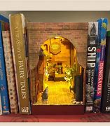 Image result for Bookshelf Book Nook Harry Potter