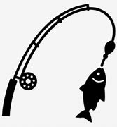 Image result for Curved Fishing Pole SVG