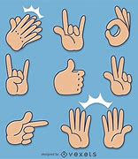 Image result for Hand Gesture Illustration