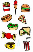 Image result for Unhealthy Food Cartoon Clip Art