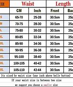 Image result for 32 Inch Waist Size in Centimeters