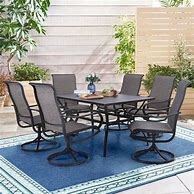 Image result for Swivel Chair Patio Furniture Set