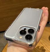 Image result for iPhone 14 Pro Silver with a Clear Case