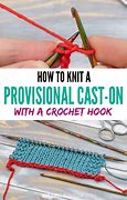 Image result for How to Do a Provisional Cast On in Knitting