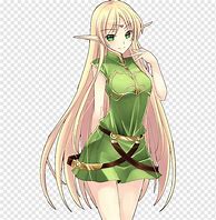 Image result for Anime Elf Girl with Black Hair and Blue Eyes