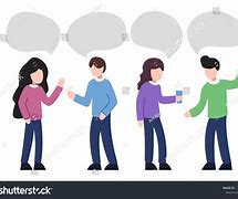 Image result for Blank Conversation People Talking