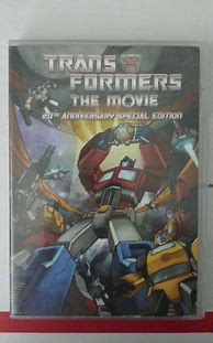 Image result for Transformers the Movie 20th Anniversary DVD