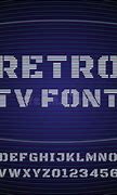 Image result for Old CRT TV Font Menu