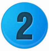 Image result for Blue Number 2 Icon