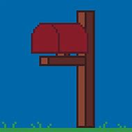 Image result for Mailbox Pixel Art