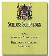Bildergebnis für Schloss Schonborn Erbacher Marcobrunn Riesling Spatlese