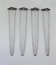 Image result for Steel Hairpin Table Legs