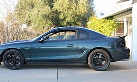 Image result for 1995 green  mustang