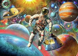 Image result for Floating in Space Drawing