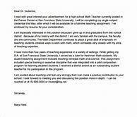 Image result for SFSU Cover Letter