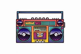 Image result for Boombox Radio Drawing