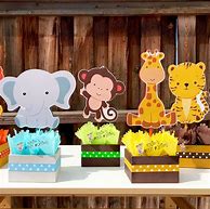Image result for Safari Theme Baby Shower Centerpieces