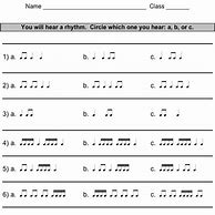 Image result for 3 4 Meter Worksheet in Music