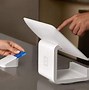 Image result for Woman Using iPad Counter Stand