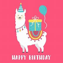 Image result for Happy Birthday Animated Llama