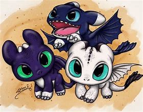 Image result for Toothless and Stitch Cute Drawing Color