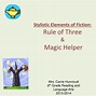Image result for The Rule of Three Characters