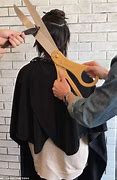 Image result for Big Scissors Cutting Hair