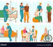 Image result for Cartoon Patient in Nursing Home