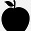Image result for Solid White Apple Clip Art